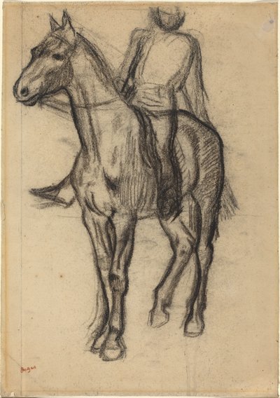 Cavallo e Cavaliere da Edgar Degas