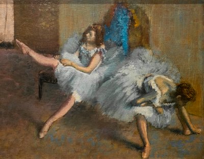 In una sala di ripetizione (dettaglio). 1890-1892. Olio su tela. da Edgar Degas