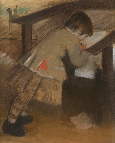 Jacques de Nittis da bambino da Edgar Degas