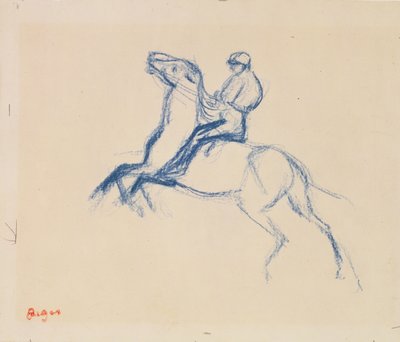 Fantino a cavallo da Edgar Degas