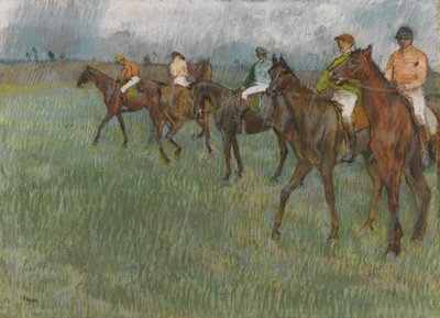 Fantini nella Pioggia da Edgar Degas