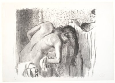 La sortie du bain (grande planche) da Edgar Degas