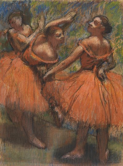 Les Jupes Rouge da Edgar Degas