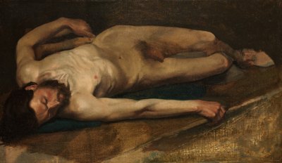 Nudo maschile, 1856 da Edgar Degas