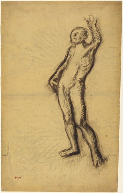 Männlicher Akt da Edgar Degas