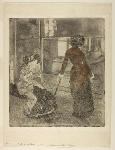 Mary Cassatt al Louvre: La Galleria degli Etruschi da Edgar Degas