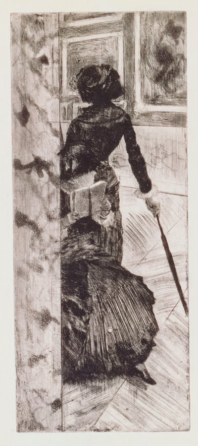 Mary Cassatt al Louvre: La Galleria dei Dipinti, 1879-80 da Edgar Degas