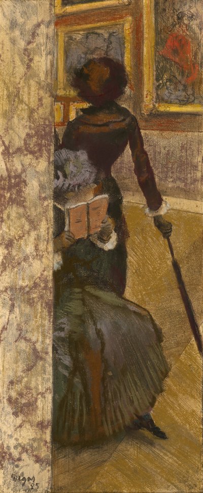 Mary Cassatt al Louvre: La Galleria dei Dipinti, 1885 da Edgar Degas