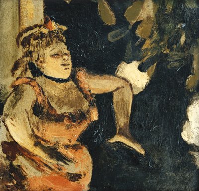 Mlle Becat agli Ambassadeurs, c. 1875-1877 da Edgar Degas