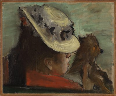 Norvegese Bokmål:  Dame med hund Signora con cane da Edgar Degas