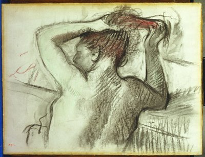 Nudo che si pettina da Edgar Degas