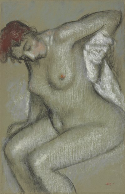 Donna nuda che si asciuga, 1895 da Edgar Degas
