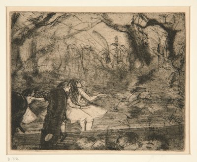 Sul palco III da Edgar Degas