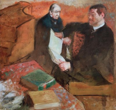 Pagans e il padre di Degas da Edgar Degas