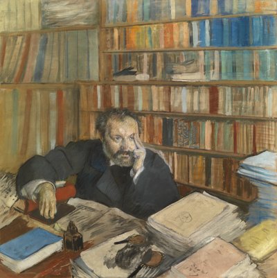 Ritratto di Edmond Duranty da Edgar Degas