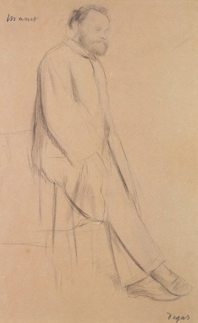 Ritratto di Edouard Manet (1832-83) da Edgar Degas