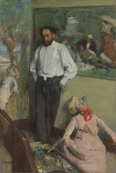 Ritratto di Henri Michel-Lévy da Edgar Degas