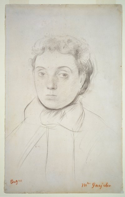 Ritratto di Joséphine Gaujelin, prima del 1867 da Edgar Degas