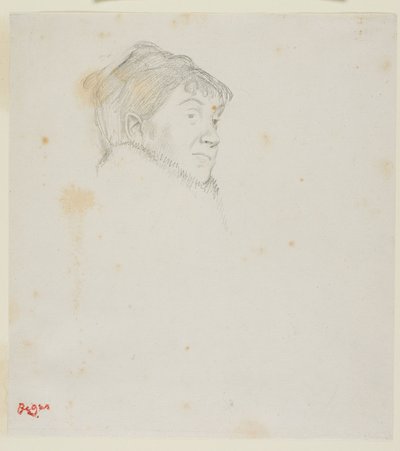 Ritratto di Madame Dietz-Monnin (già Testa di donna) da Edgar Degas