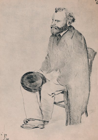 Ritratto di Manet seduto, c. 1865, 1946 da Edgar Degas