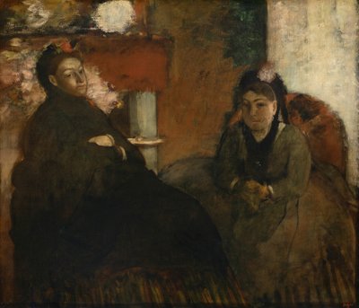 Ritratto di Mme. Lisle e Mme Loubens, 186670 da Edgar Degas
