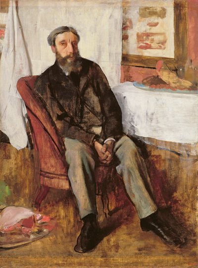 Ritratto di un uomo, c.1866 da Edgar Degas