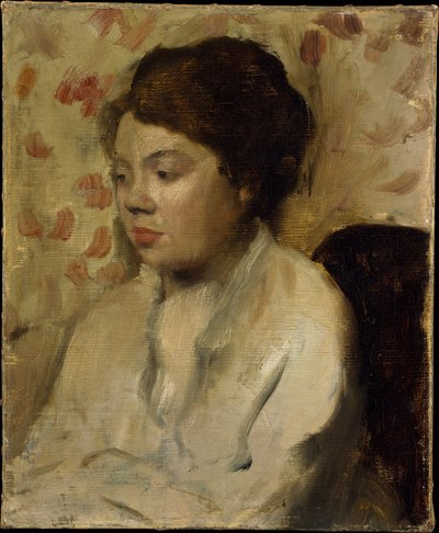 Ritratto di giovane donna da Edgar Degas
