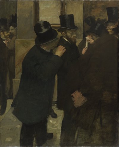 Ritratti alla Borsa da Edgar Degas