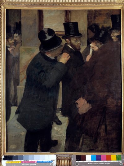 Ritratti alla Borsa da Edgar Degas