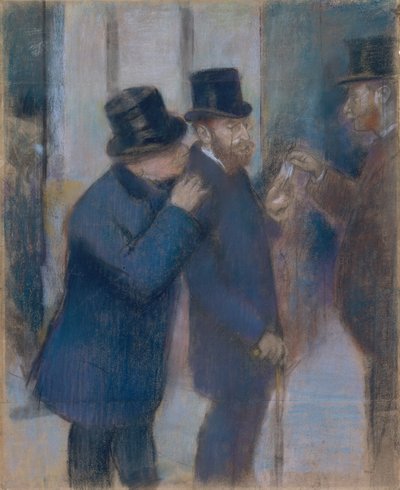 Ritratti alla Borsa, c.1878-79 da Edgar Degas