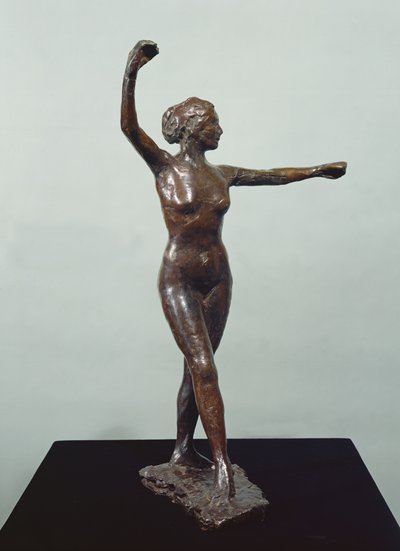 Preparazione per la danza, piede destro in avanti da Edgar Degas