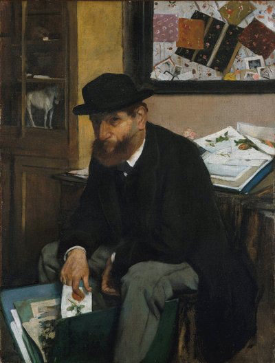 Amante delle stampe da Edgar Degas