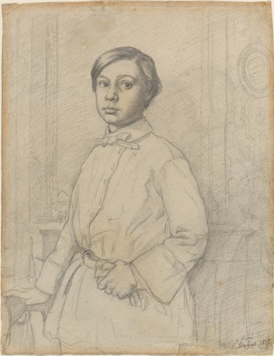 René de Gas [recto] da Edgar Degas