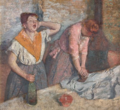 Repasseuses Le stiratrici, ca 1884-1886 da Edgar Degas