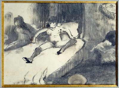 Riposo sul letto da Edgar Degas