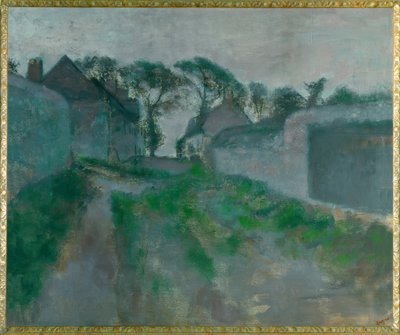 Strada del villaggio Saint Valery-sur-Somme da Edgar Degas