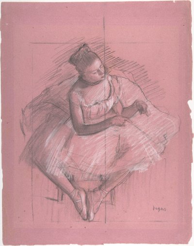 Ballerina seduta da Edgar Degas