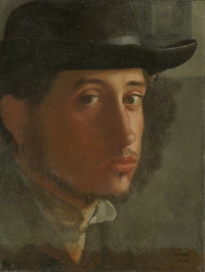 Autoritratto, 1857 da Edgar Degas