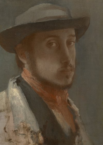 Autoritratto, c.1857-58 da Edgar Degas