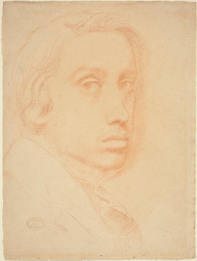 Autoritratto, c. 1855 da Edgar Degas