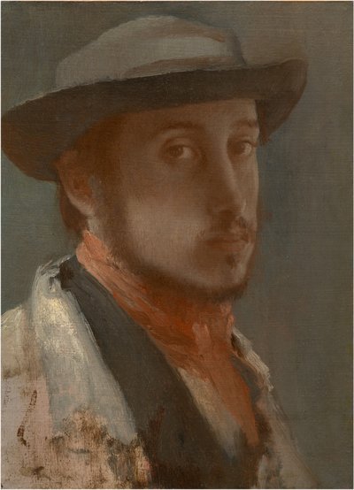 Autoritratto, c. 1858 da Edgar Degas