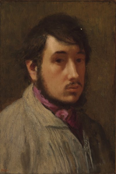 Autoritratto, c. 1858 da Edgar Degas
