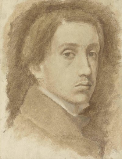 Autoritratto, ca 1854 da Edgar Degas