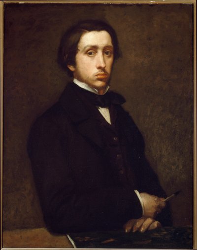 Autoritratto o Degas con portacarbone da Edgar Degas