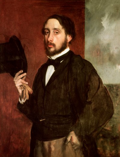 Autoritratto, c.1862 da Edgar Degas