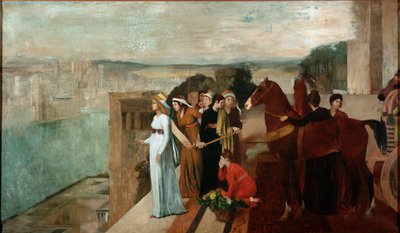 Semiramide costruisce Babilonia da Edgar Degas