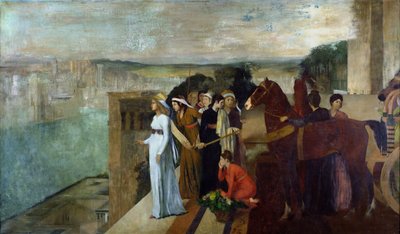 Semiramide costruisce Babilonia, 1861 da Edgar Degas