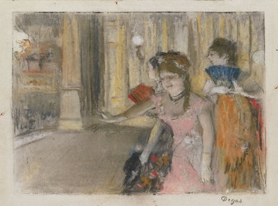 Cantanti sul palco da Edgar Degas