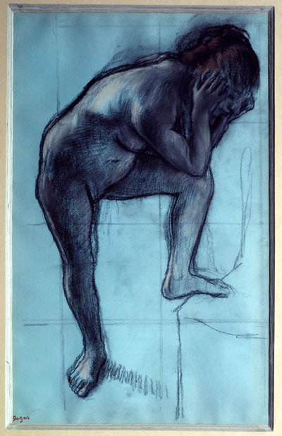 Donna nuda in piedi da Edgar Degas