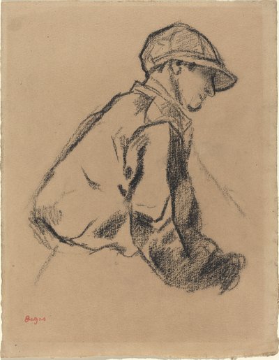 Studio di un fantino da Edgar Degas